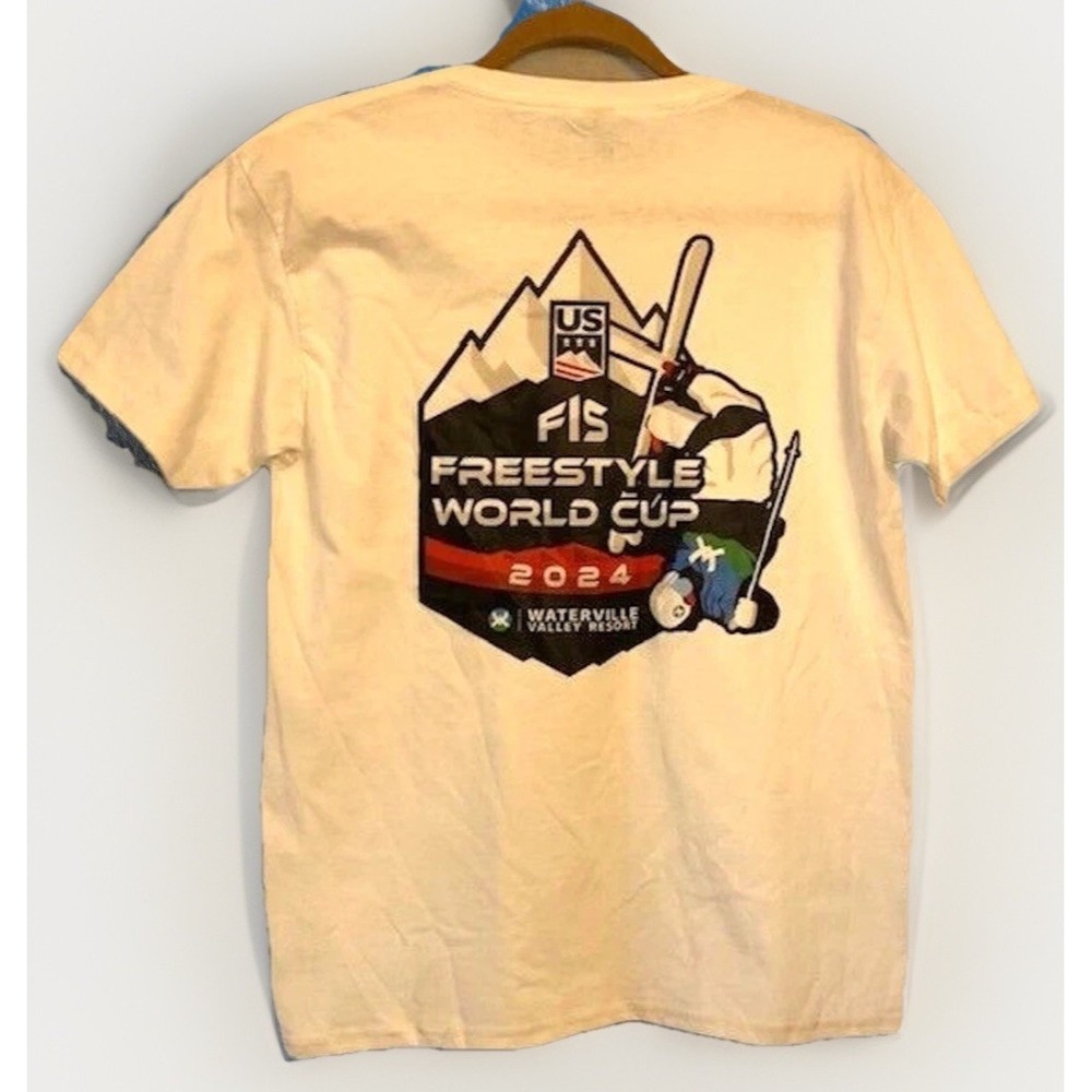 Ski World Cup Shirt 2024 YOUTH LARGE Race Team FIS Official Northeast USA Rare